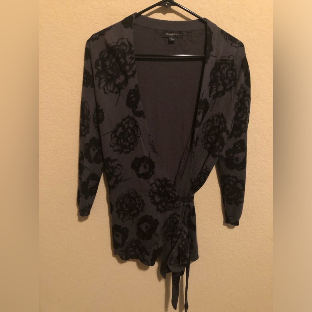 Banana Republic Factory Tie-Front Cardigan - Size M